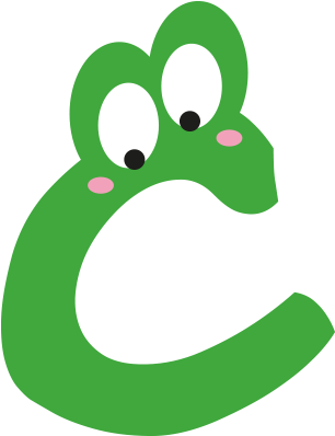 C Wall Adhesive Letters For Kids Rooms - Cartoon (700x700)