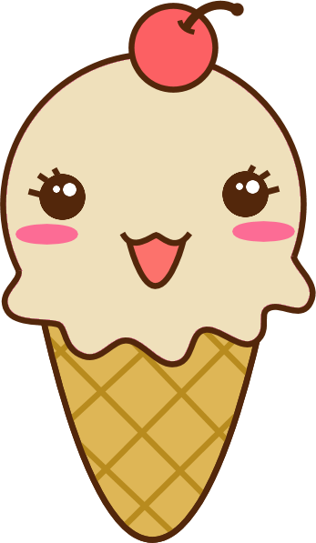 Click On Images To Enlarge And Download - Cute Ice Cream Png (347x597)