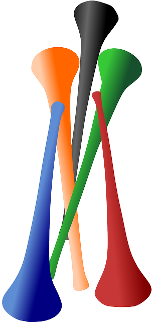 Trumpet Vuvuzela, Horn, Lepatata Mambu, Plastic, Trumpet - Vuvuzelas Png (320x640)
