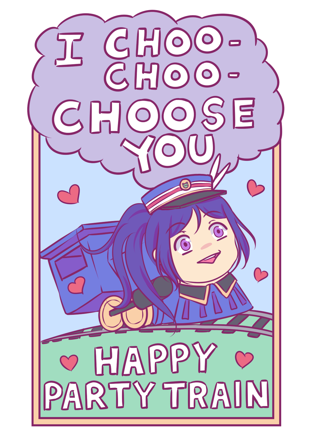 Here's Something We Never Needed Nor Wanted Kanan Matsuura - Happy Party Train (1075x1500)