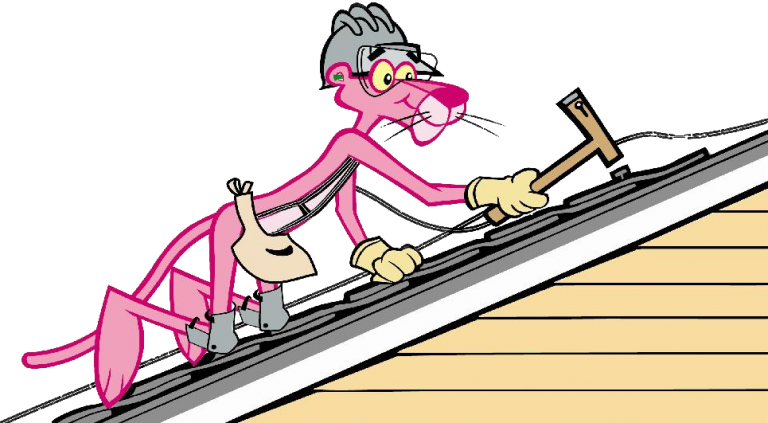 We Provide Roofing Repairs, New Roof Installations - Cartoon Roofer (768x423)