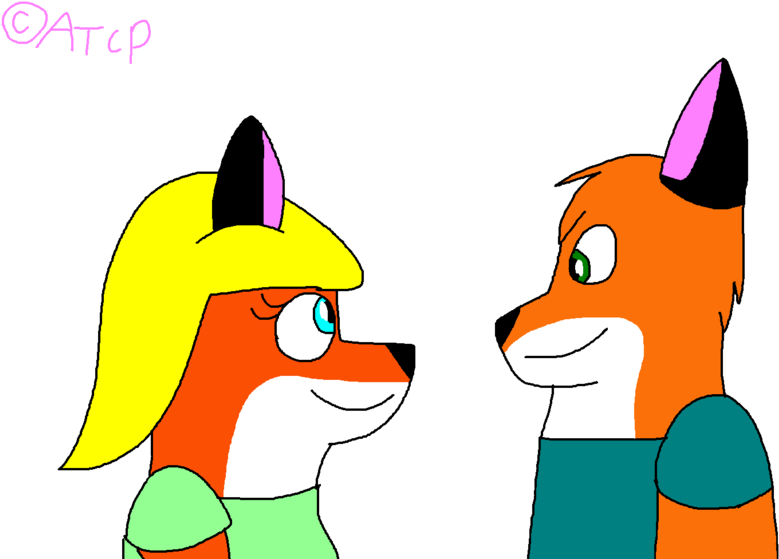 Otp Challenge Day 25 Gazing Into Eachothers' Eyes By - Cartoon (1024x566)