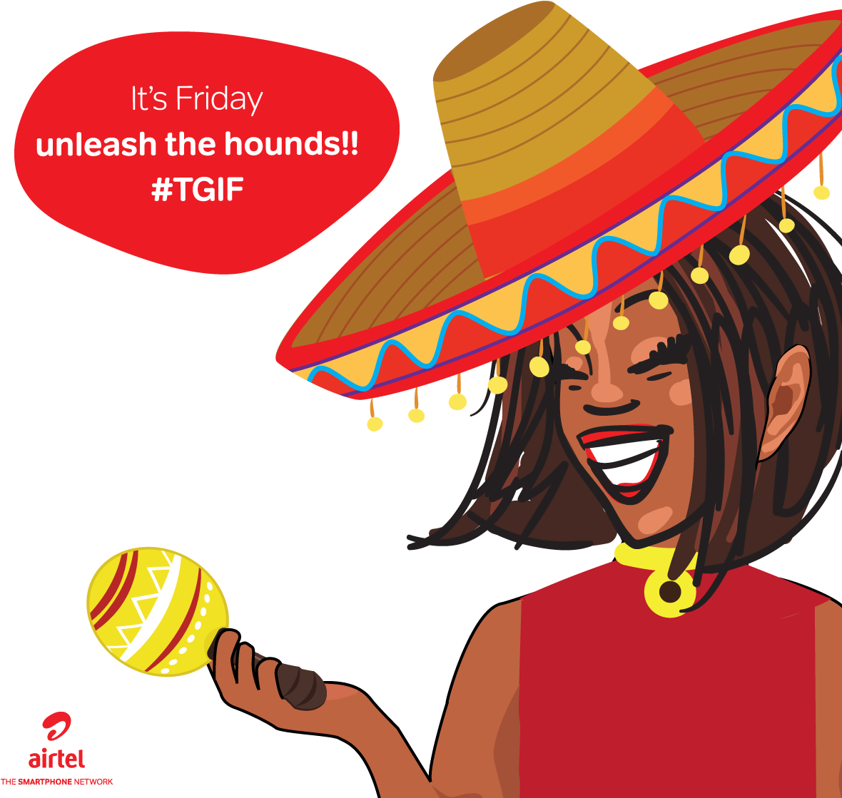 Airtel Kenya On Twitter - Cartoon (1200x1200)