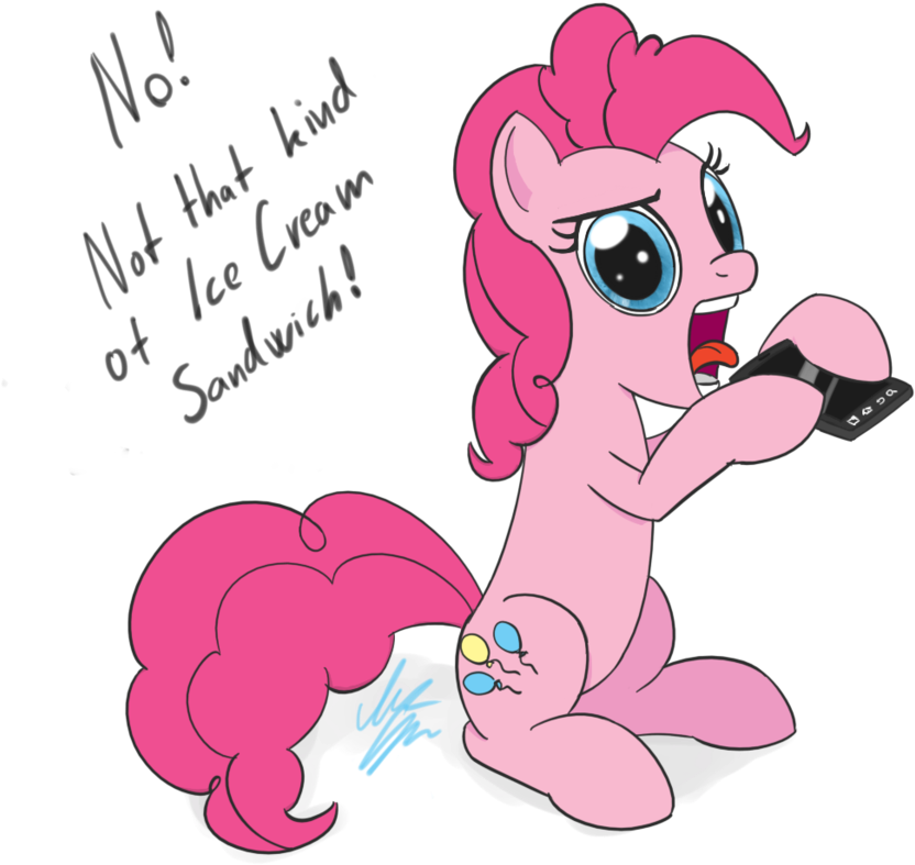 Pinkie Eating - Cartoon (900x900)