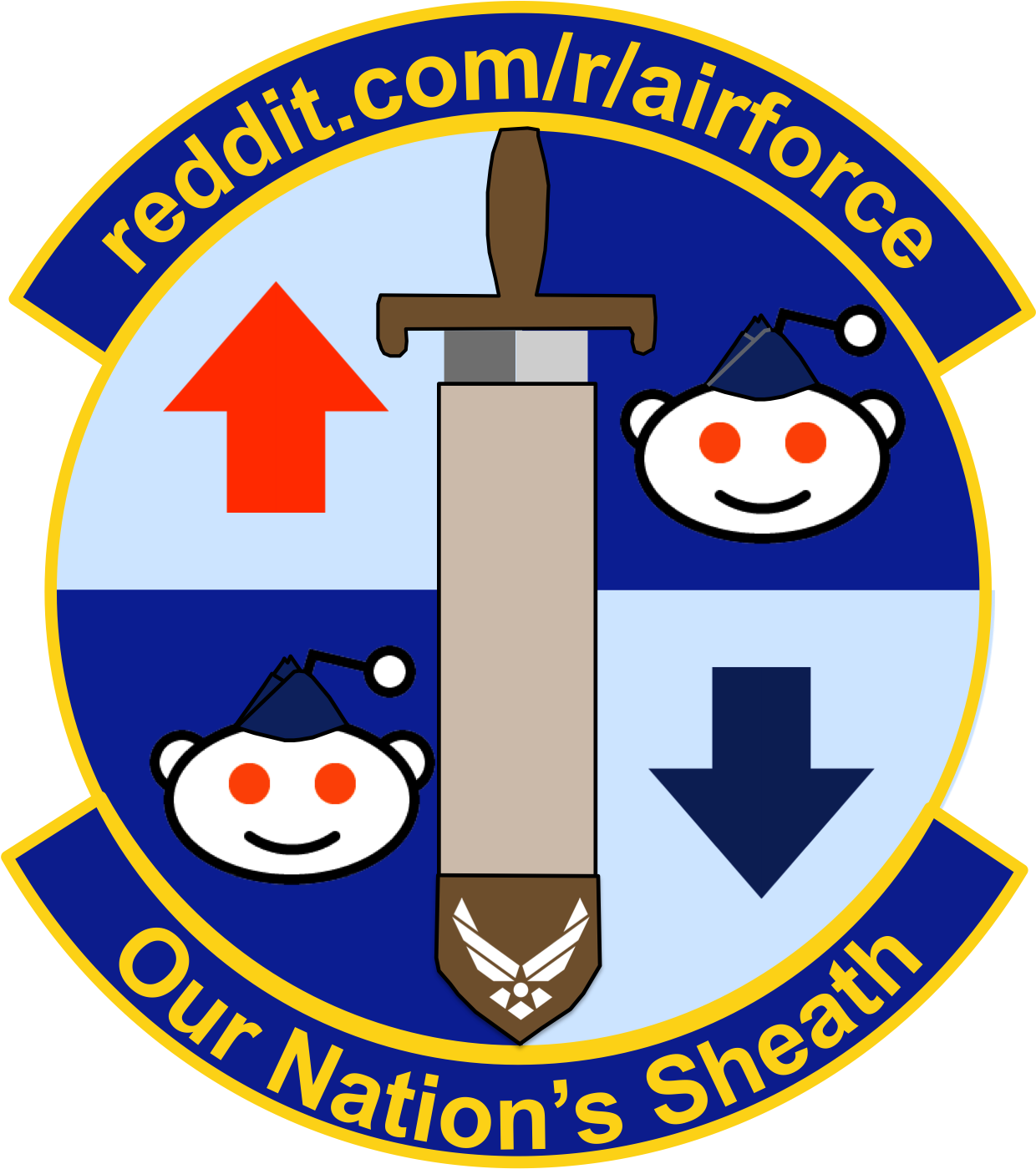 /u/silentd 's Logo Now In Squadron Logo Format With - Us Air Force (1302x1480)
