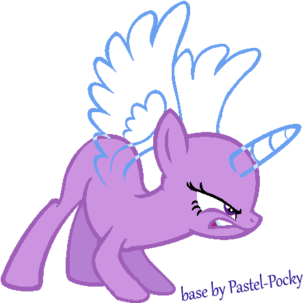 Mlp Base By Pastel-pocky - Mlp Base Alicorn Magic (466x460)