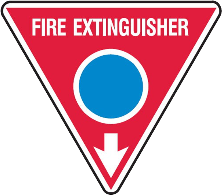 Brady Fire Marker / Disc Signs - Fire Marker/disc Signs - Fire Extinguisher (800x800)
