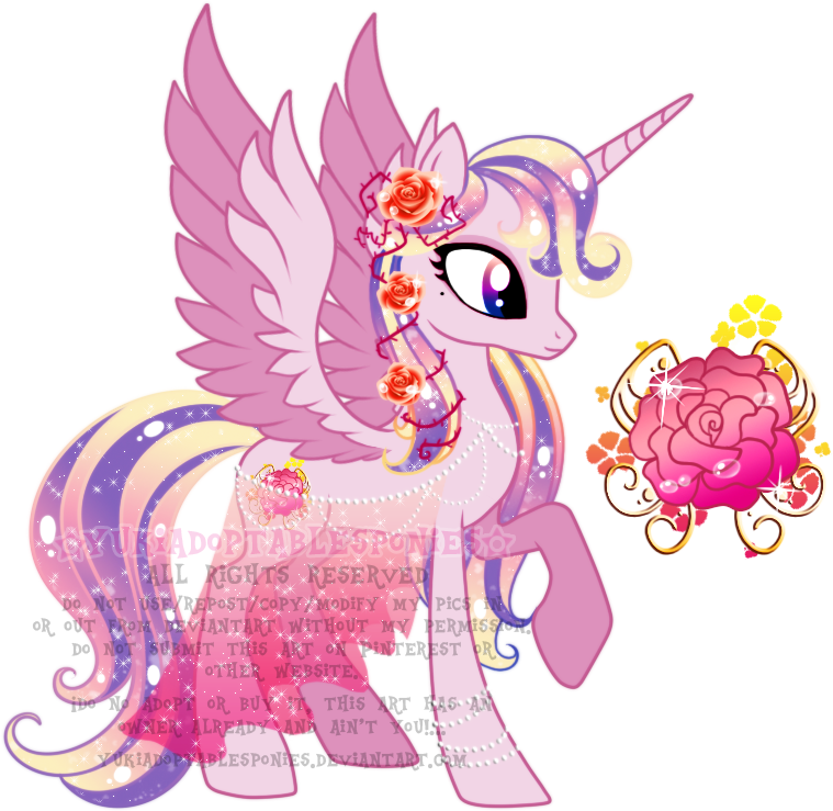 Princess Rose Adoptable By Kingphantasya - Princess Celestia (759x739)