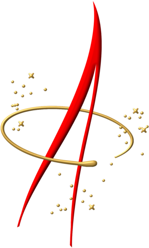 Wikipedia, The Free Encyclopedia - Nasa Logo Red Part (309x515)