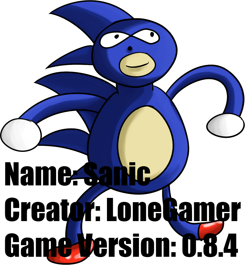 Sanic The Hegehog Is A Very Stupid Version Of Sonic - Sanic Vs Ugandan Knuckles (804x869)