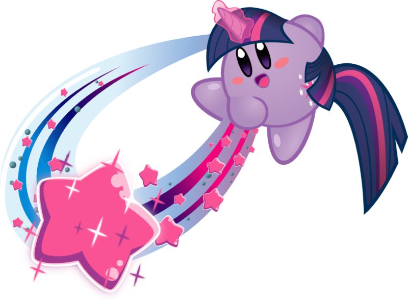 Twilight Sparkle Kirby By Jrk08004 - My Little Pony Kirby (800x596)