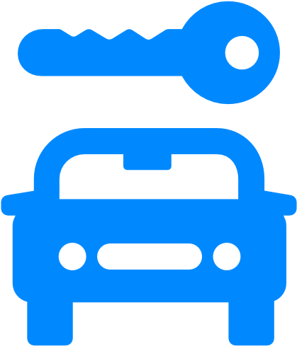 Cropped Rent A Car Sign - Favicon Car (512x512)