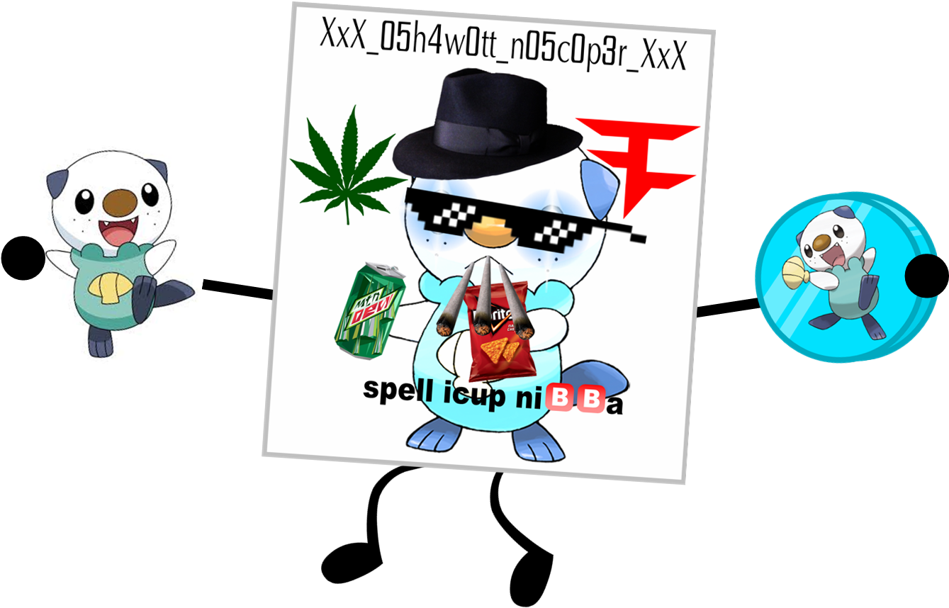 Mlg Oshawott Pose - Oshawott (1343x872)