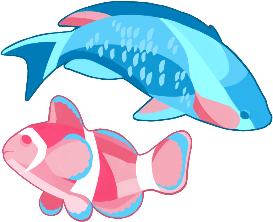 Happy International Transgender Day Of Visibility, - Coral Reef Fish (1280x1049)