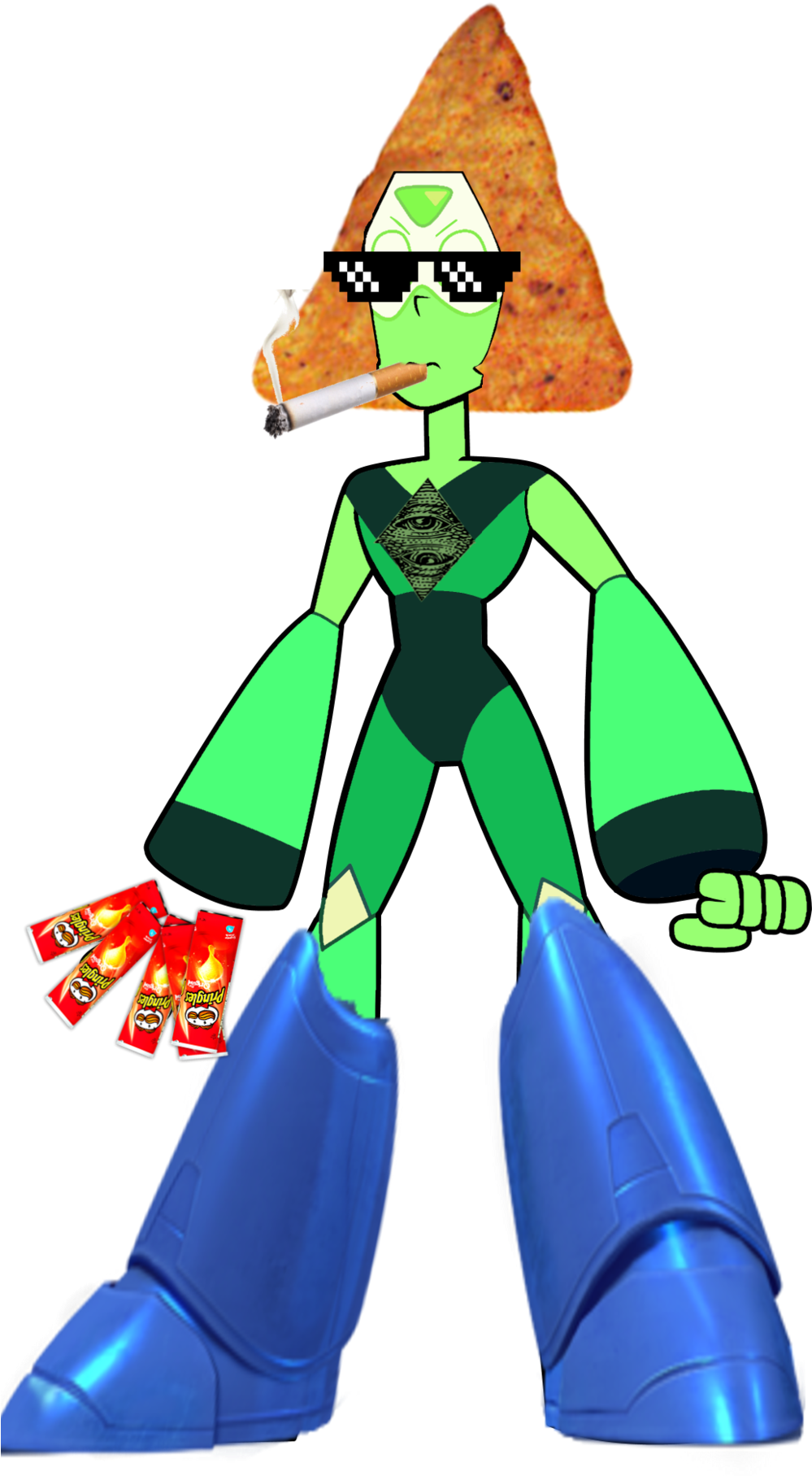 Mlg Peridot By M4j1n5h4d0w Mlg Peridot By M4j1n5h4d0w - Gems As Humans Steven Universe (1024x1899)