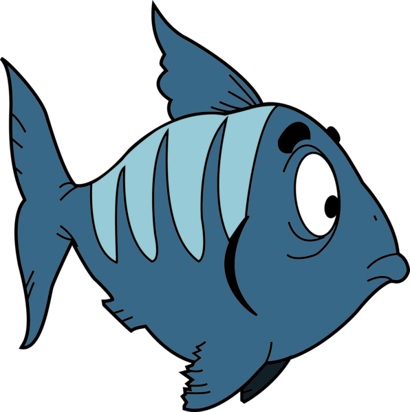 Share This Image - Cartoon Tuna Fish (596x600)