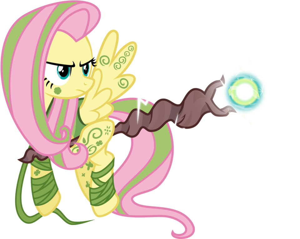 Pofm Fluttershy By Osipush - Powerful Fluttershy (1042x766)