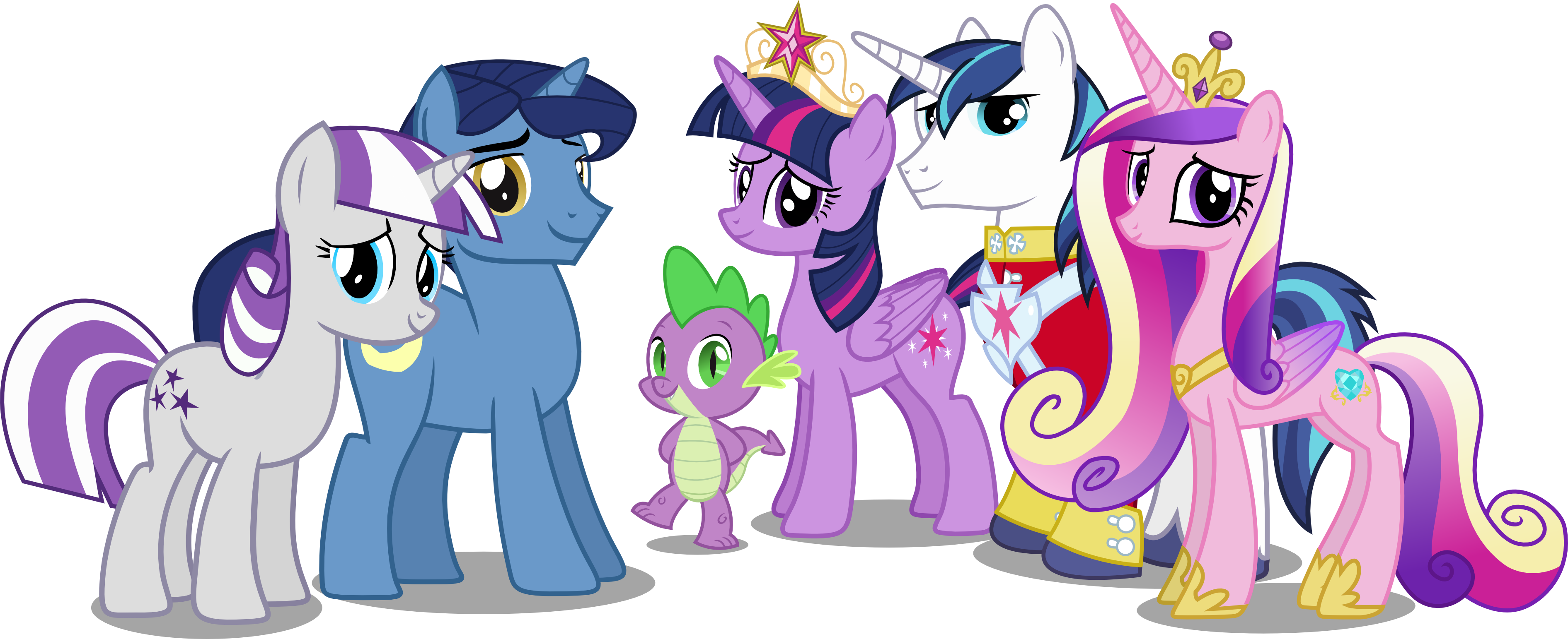 Twilight Sparkles Family By Vector-brony - My Little Pony Twilight Sparkle Family (3784x1544)