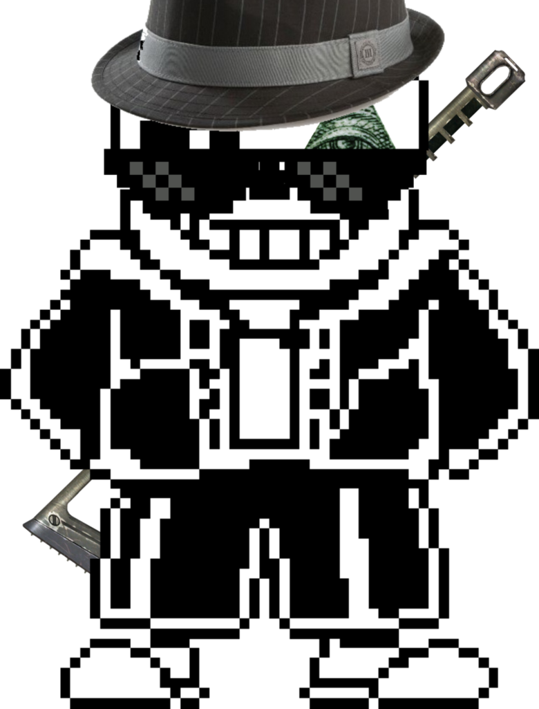 Sans Mlg By Gatusito - Sans With No Background (780x1025)