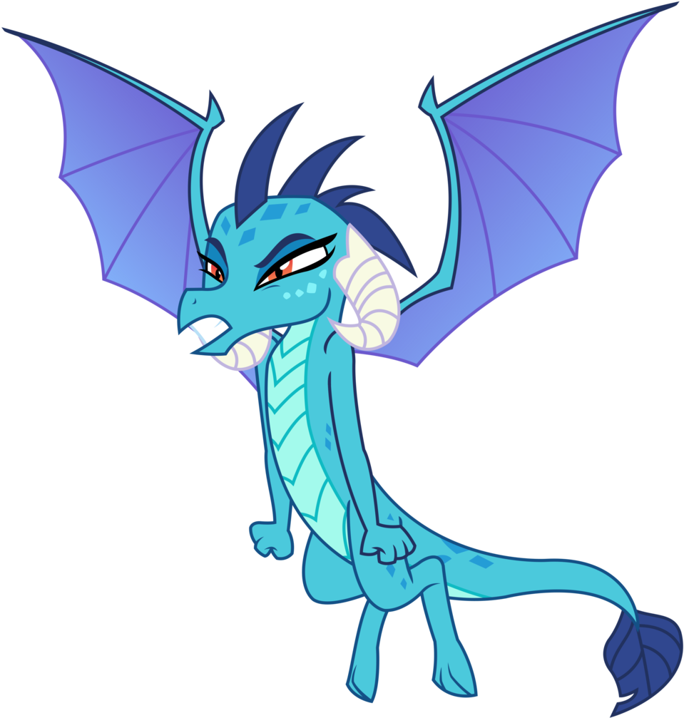Tsundragon By Sketchmcreations - Princess Ember Mlp Vector (990x1024)
