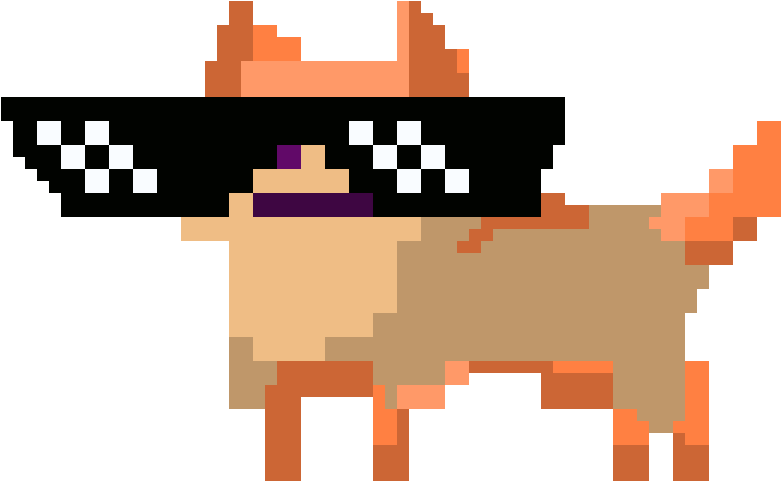 Mlg Doge - Thug Life Logo (1200x1200)