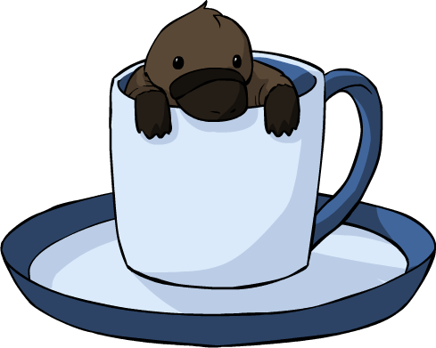Teacup Platypus - Platypus Coffee (489x391)