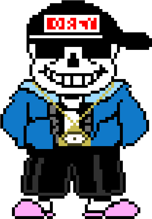 Mlg Sans Sprite - Sans Undertale Png (620x750)