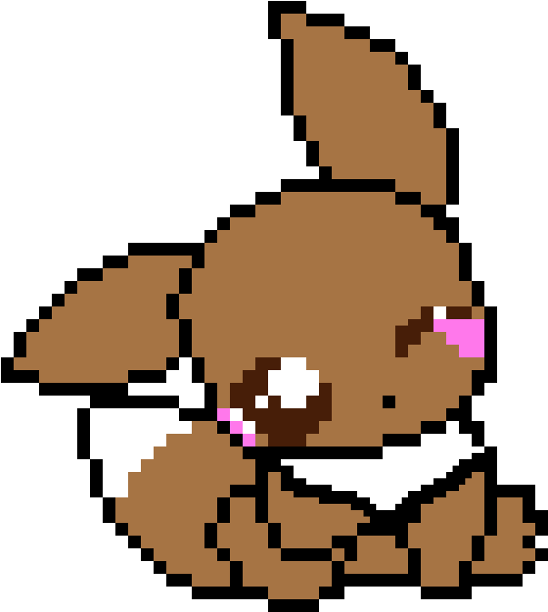 Shiny Umbreon Pixel Art (700x700)