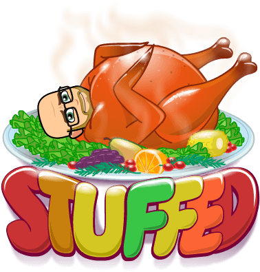 0 Replies 0 Retweets 1 Like - Stuffed Turkey Bitmoji (398x398)