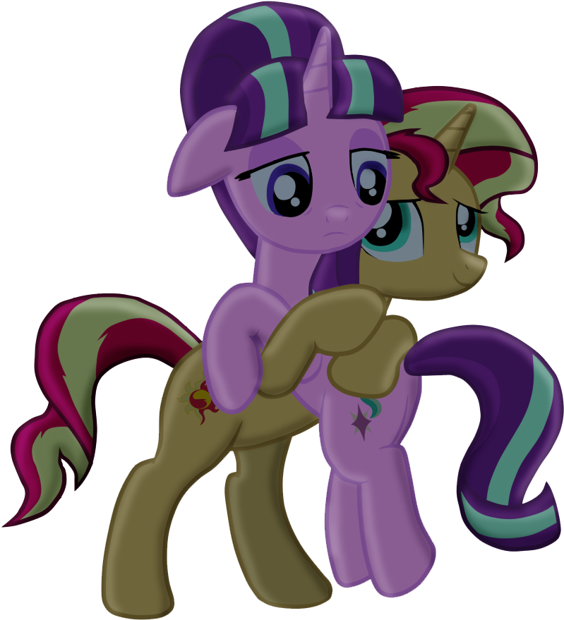 1033497 Artistfluttershy626 Hug Safe Shimmerglimmer - Empathy (957x940)