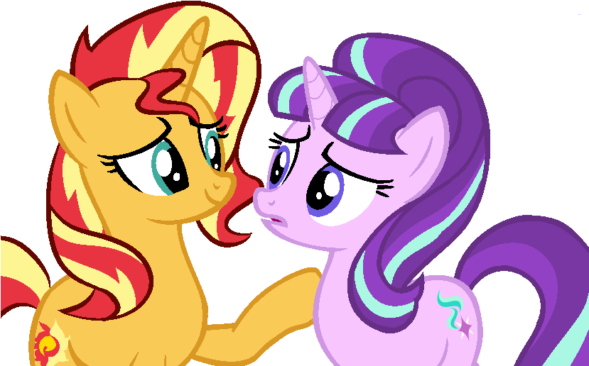 Berrypunchrules, Base Used, Equestria Girls, Pony, - Starlight Glimmer And Sunset Shimmer Equestria Girls (828x522)