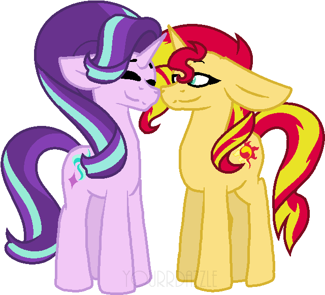 Starlight Glimmer X Sunset Shimmer - Starlight Glimmer X Sunset Shimmer (655x587)