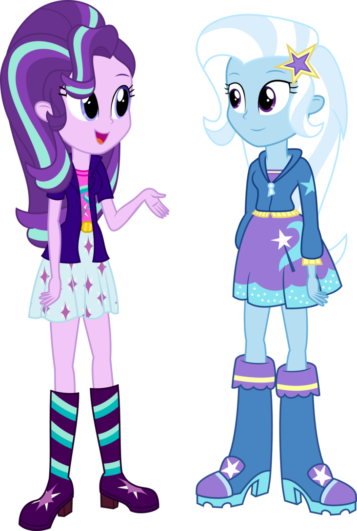 Resultado De Imagen Para Starlight Glimmer Y Sunset - Starlight Glimmer And Trixie Lulamoon (732x1090)