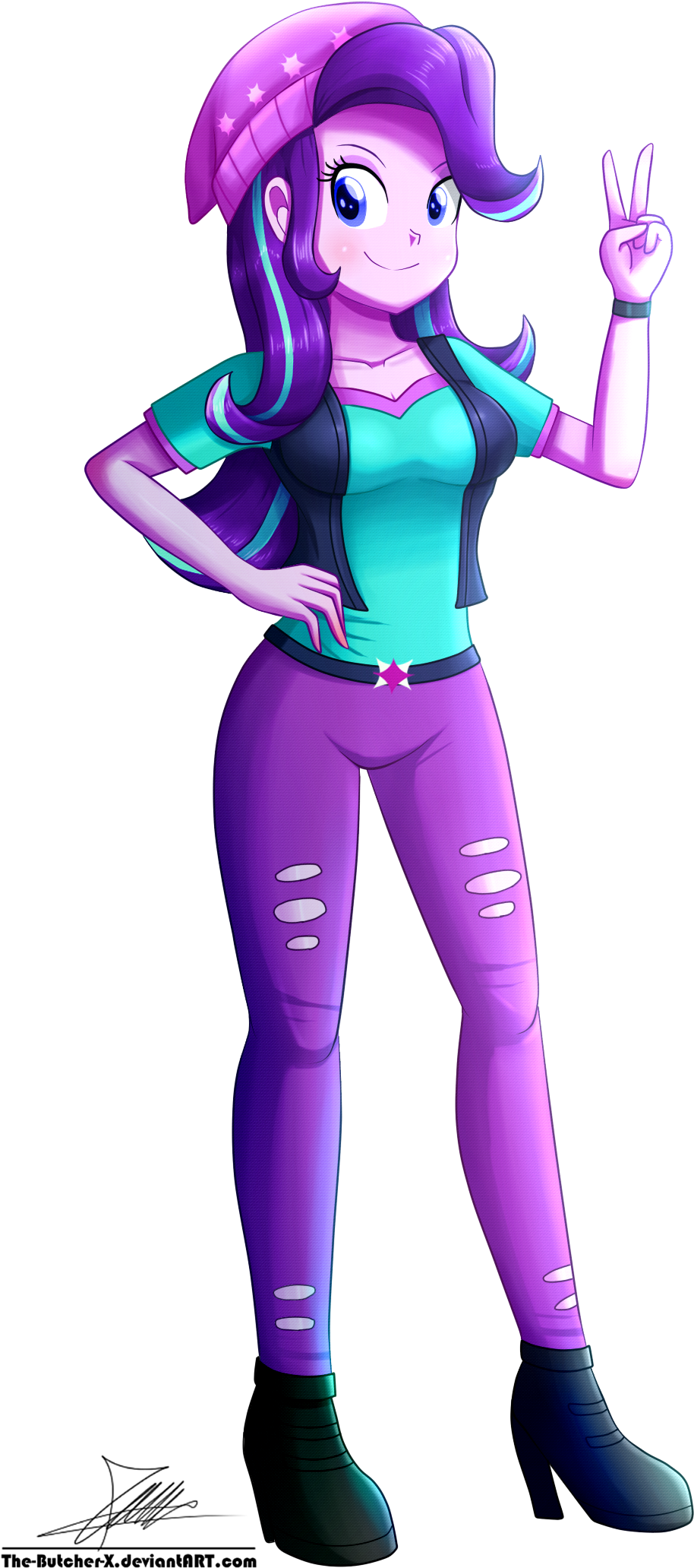 Starlight Glimmer - Eqg Style - - By The-butcher - Starlight Glimmer Eqg (1004x2096)