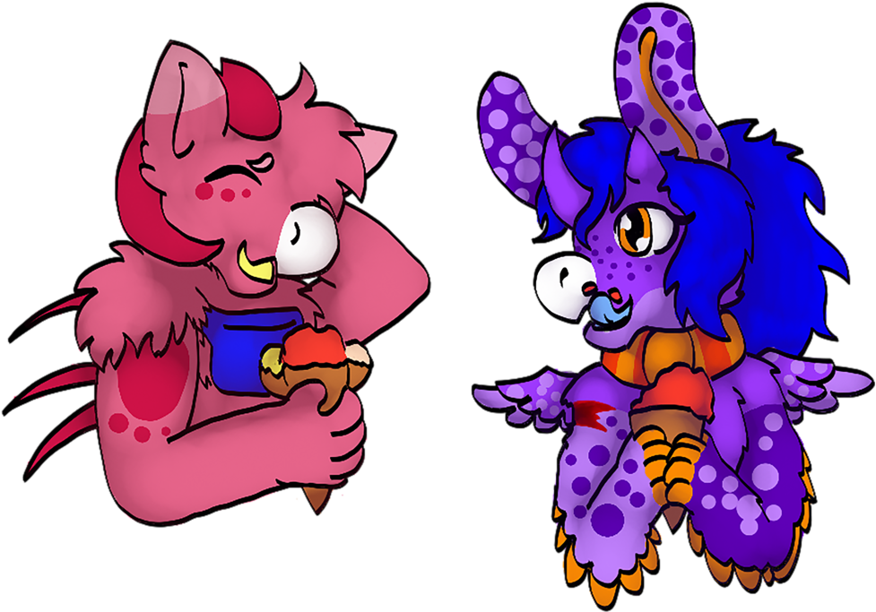 Ice Cream Time By Thebrushfox - Cartoon (1024x746)