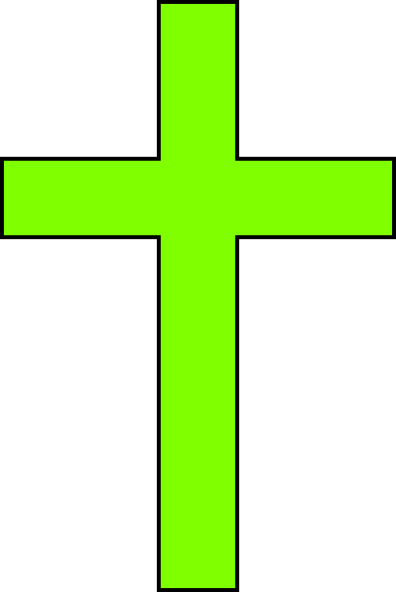 Green Cross Png (396x592)