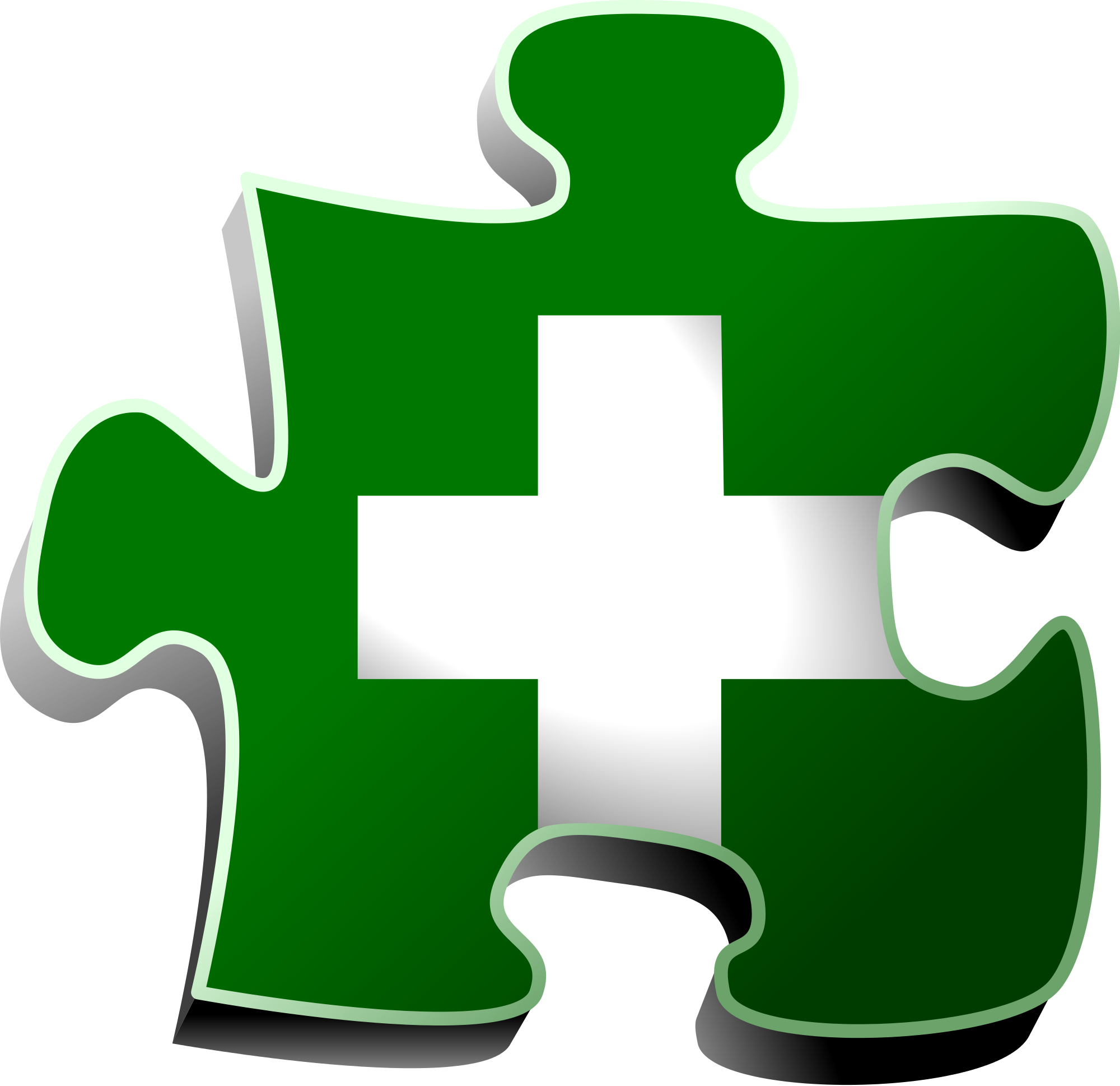 Open - Cross Puzzle Icon (2000x1938)