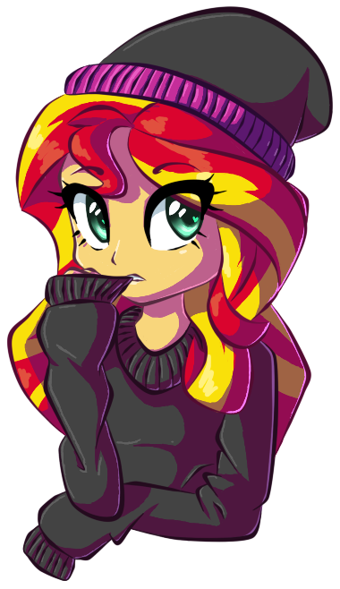 Sunset Shimmer - Mlp Sunset Shimmer Fan Art (404x678)