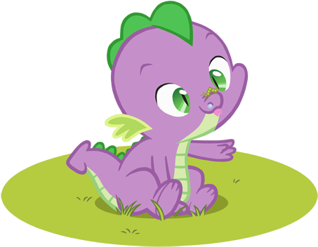 Silly Baby Spike By Queencold - My Little Pony Bebe Spike (460x454)
