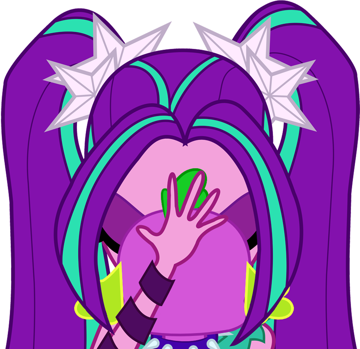 It's About Time Spike Went Out In A Blaze Of Glory - Aria Blaze Mlp Posing (1200x1155)