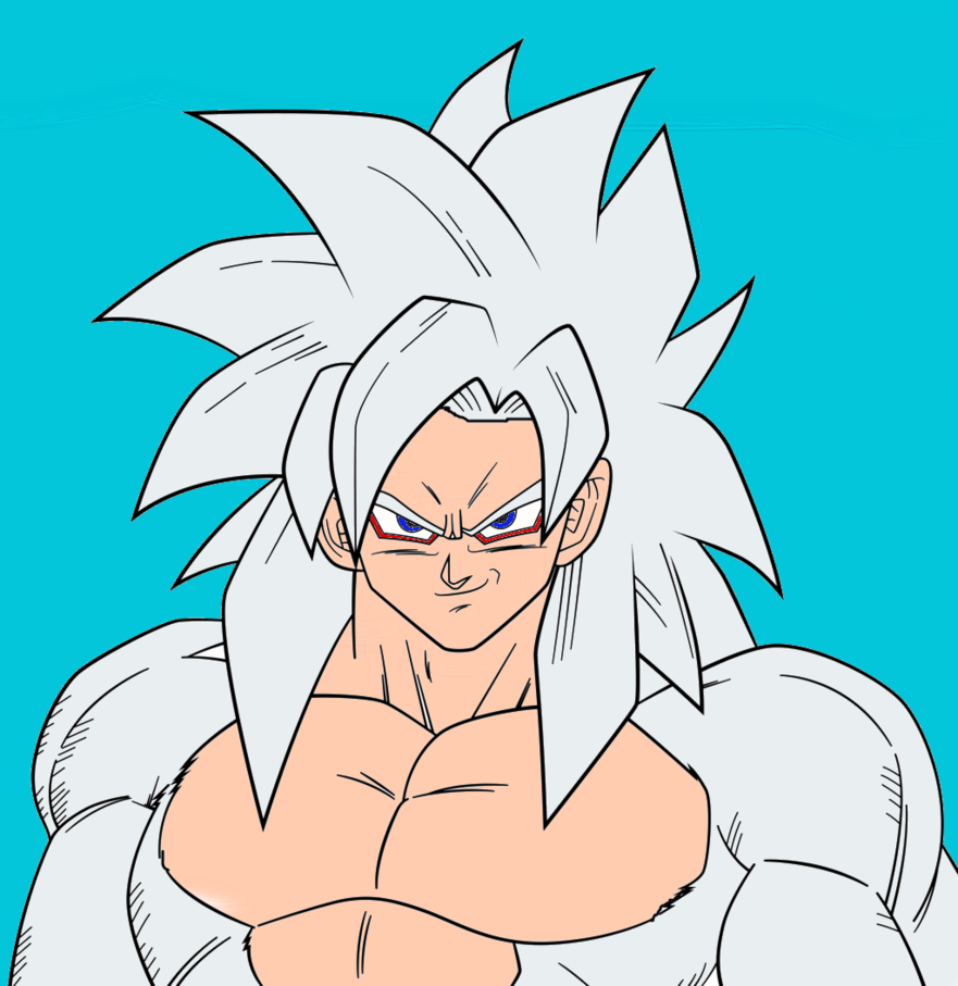 Drawing Fabulous How To Draw Goku Super Saiyan God - Draw Goku Super Saiyan God (881x907)