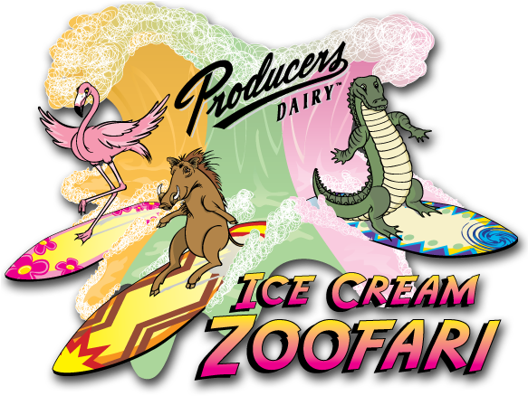Producers Dairy Ice Cream Zoofari - Producers Dairy (582x459)