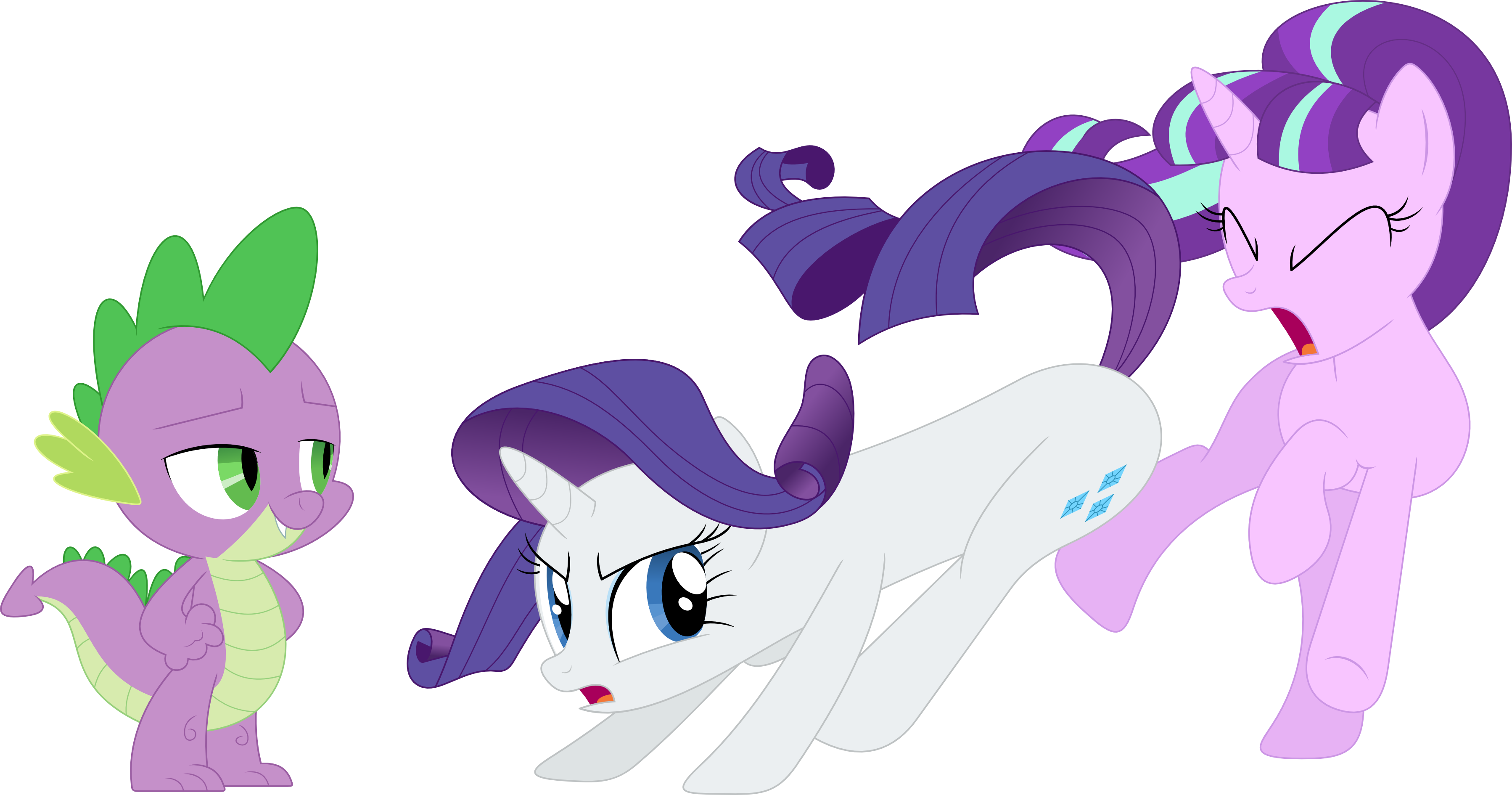 Spike Is My Dragon By Porygon2z - Mlp Ships Rarity X Spike (3596x1890)