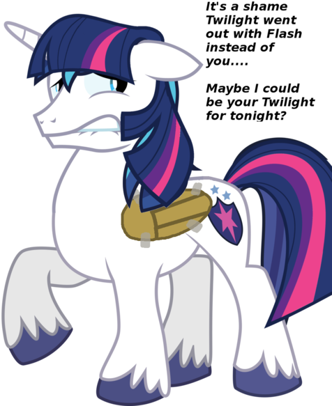 Edit, Fake Wings, Flash Sentry, Safe, Shining Armor, - Cartoon (490x600)