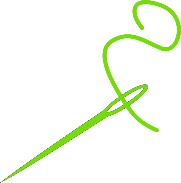 Needle Clip Art Tiid6b Clipart - Sewing Needle Transparent Background (588x596)