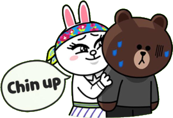Brown And Cony In 'my Love From The Stars' - Cony Cheer Up (640x463)