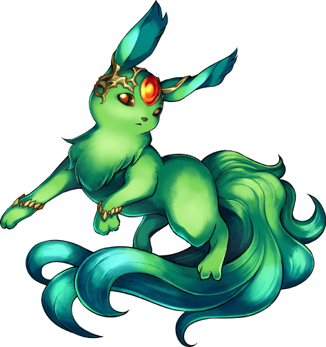 Ffbe Carbuncle Artwork - Final Fantasy Brave Exvius Carbuncle (473x503)