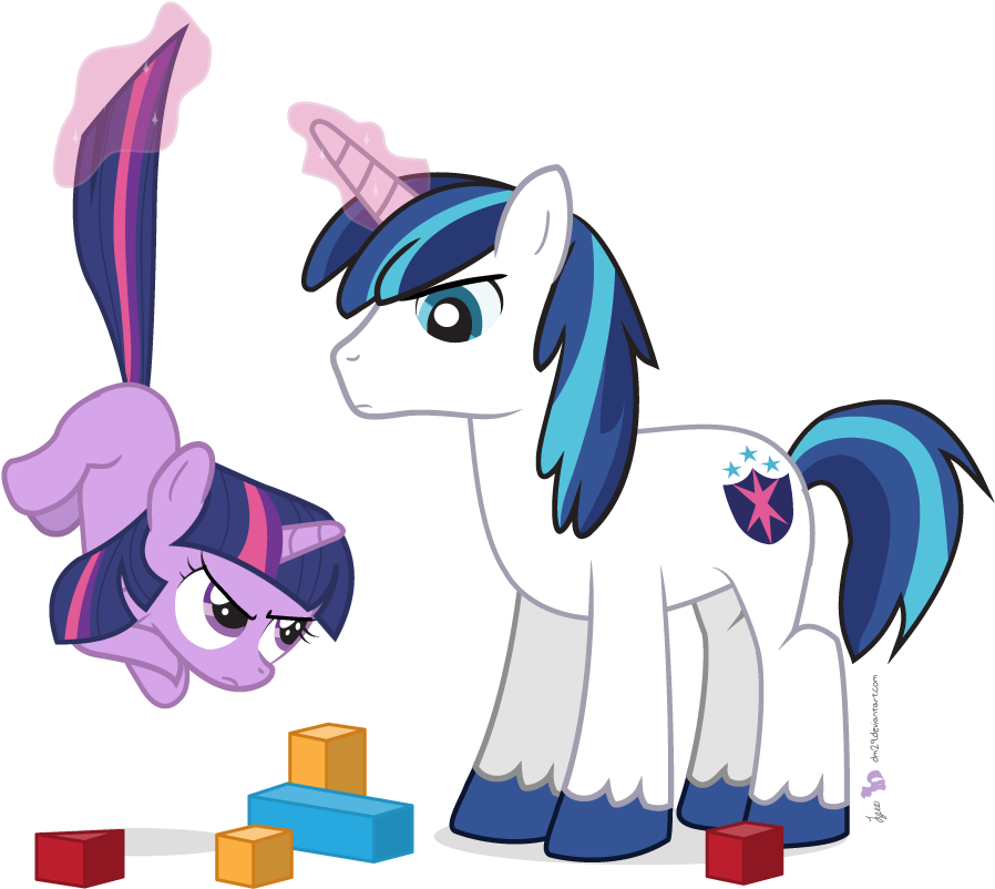 Dm29, Blocks, Duo, Filly, Magic, Safe, Shining Armor, - Twilight Sparkle Vs Shining Armor (990x825)
