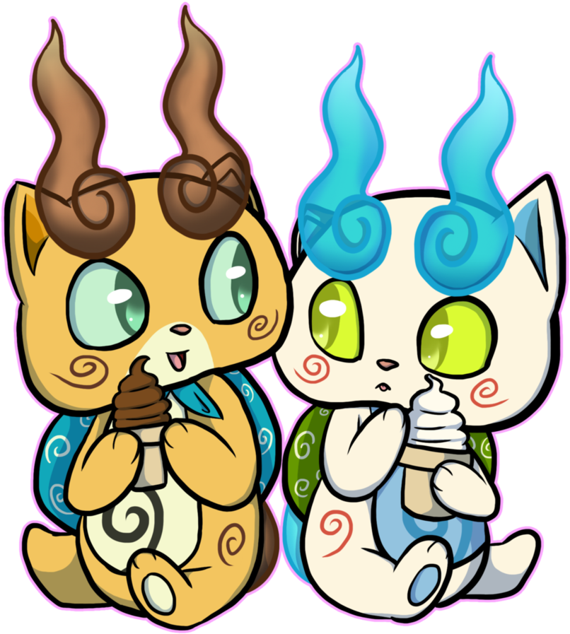 Ice Cream Bros By Luckynight48 - Yo-kai Watch (1024x1123)