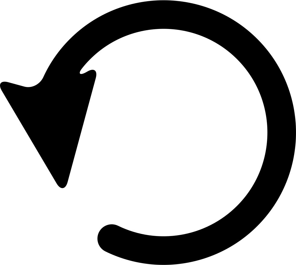 Circular Arrow Comments - Seta Retorno (980x878)